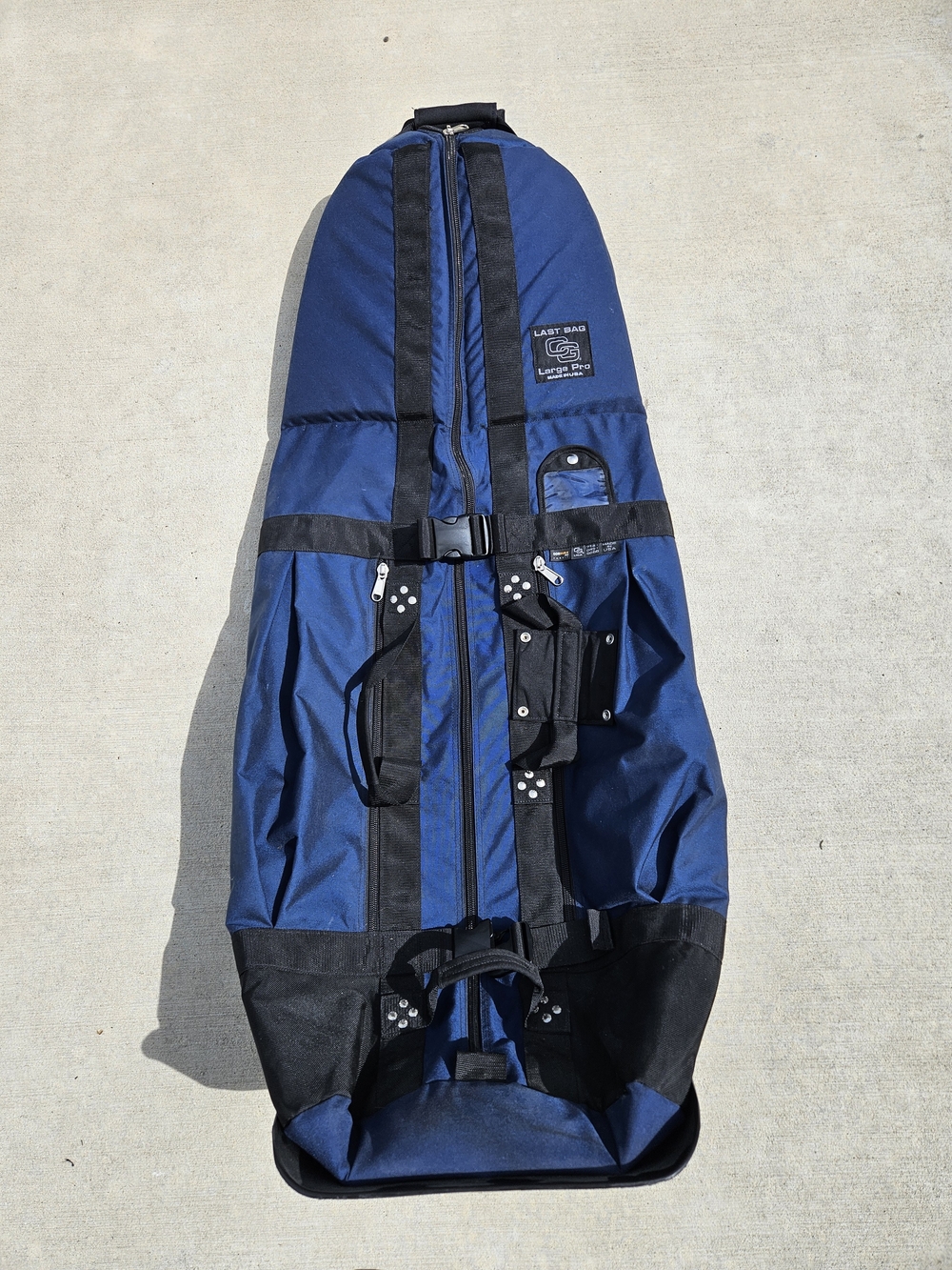 Club Glove USA Burst Proof Golf Travel Bag w/ Wheels II | Blue/Black | Padded
